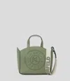Karl Lagerfeld K/circle Perforated Small Tote Bag