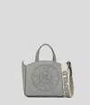 Karl Lagerfeld Small K/circle Perforated Tote Bag