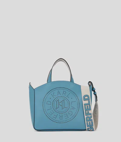 Karl Lagerfeld K/circle Perforated Small Tote Bag