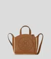 Karl Lagerfeld K/circle Perforated Small Tote Bag
