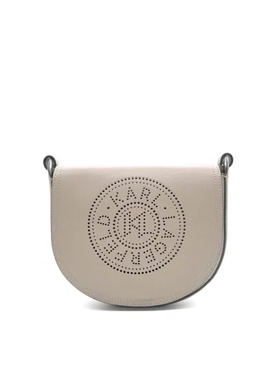 Karl Lagerfeld K/circle Saddle Scadated In Gray