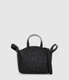 Karl Lagerfeld K/circle Small Studded Tote Bag In Black