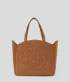 Karl Lagerfeld K/circle Suede Tote Bag