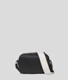 Karl Lagerfeld K/circle Umhängetasche Mit Lochmuster In Black