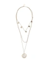 Karl Lagerfeld K/constellation Pearl Necklace Woman Necklace Gold Size - Brass, Resin In Gold