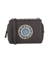 Karl Lagerfeld K/disk Shoulder Bag Woman Cross-body Bag Dark Brown Size - Cowhide