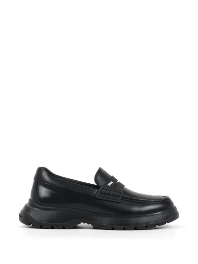 Karl Lagerfeld Keaton Saddle Loafers In Black