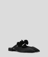 Karl Lagerfeld Kerrie Flora Mary Jane Mules In Black