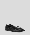 Karl Lagerfeld Kerrie Krosstrap Studs Flats