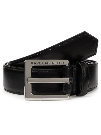 Karl Lagerfeld K/essential Belt In Black