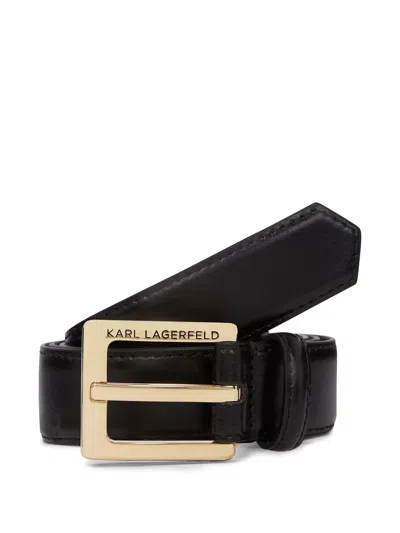 Karl Lagerfeld K/essential Belt In Schwarz