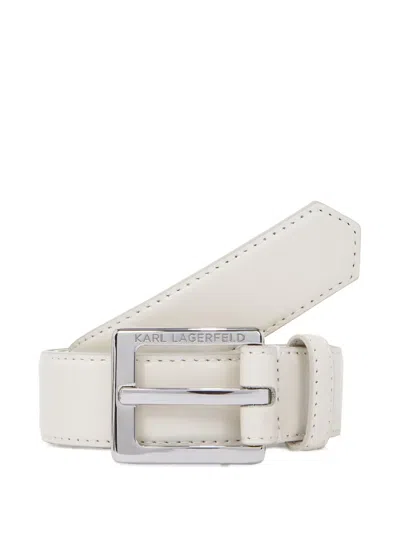 Karl Lagerfeld K/essential Belt In Weiss