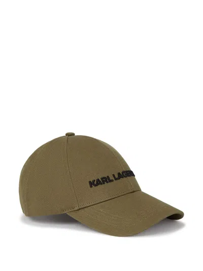 Karl Lagerfeld K/essential Cap In Green