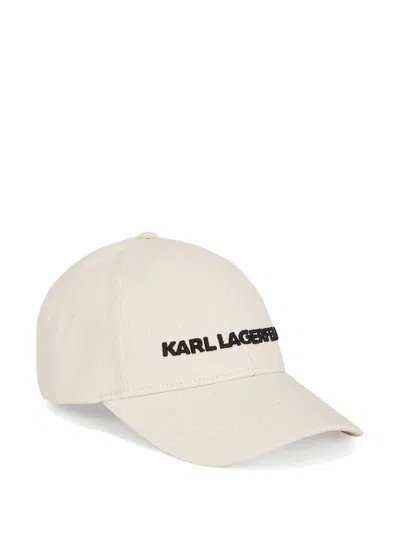 Karl Lagerfeld K/essential Cap In Neutrals
