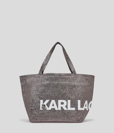 Karl Lagerfeld K/essential Coated Oversized Logo Shopper