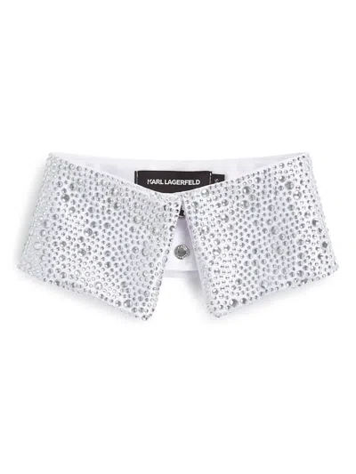 Karl Lagerfeld K/essential Collar In White