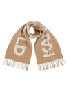 Karl Lagerfeld K/essential Jacquard Woven Scarf In Neutral