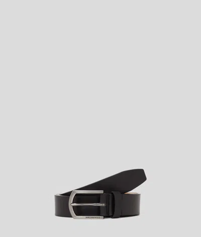 Karl Lagerfeld K/essential Leather Belt