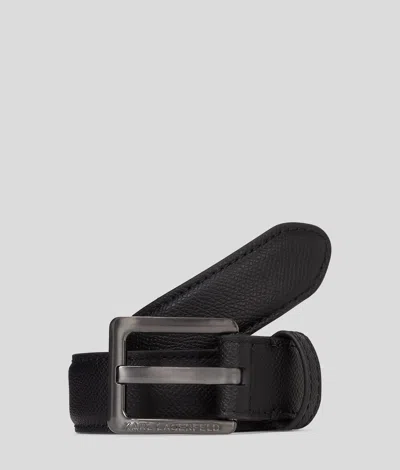 Karl Lagerfeld K/essential Leather Belt