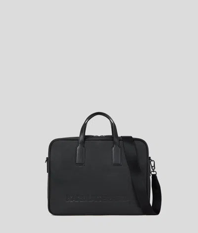 Karl Lagerfeld K/essential Leather Briefcase