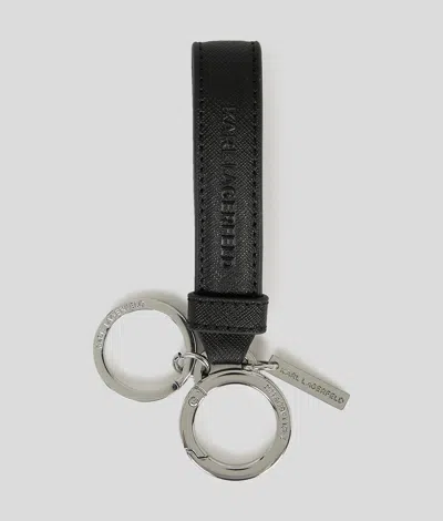 Karl Lagerfeld K/essential Leather Keychain
