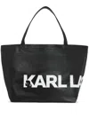 Karl Lagerfeld K/essential Logo-printed Tote Bag In Black