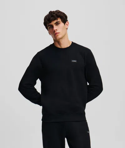 Karl Lagerfeld K/essential Loungewear Sweatshirt In Black