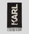 Karl Lagerfeld K/essential Oversized Logo Scarf