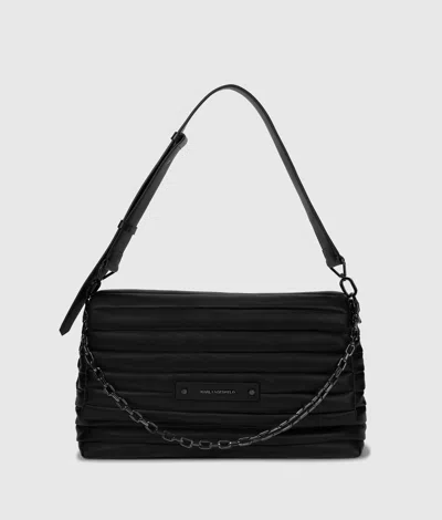 Karl Lagerfeld K/essential Plie Medium Shoulder Bag