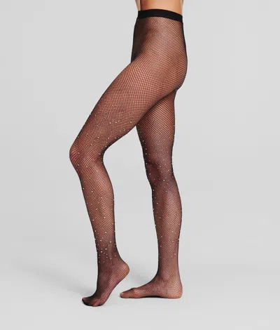 Karl Lagerfeld K/essential Rhinestone Tights