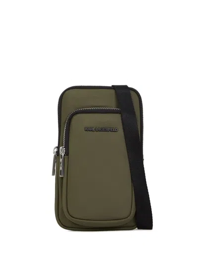 Karl Lagerfeld K/essential Shoulder Bag In Grün