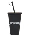 Karl Lagerfeld To-go-becher Mit Logo In Black