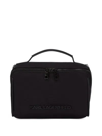 Karl Lagerfeld K/essential Vanity Case In Black