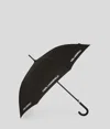 Karl Lagerfeld K/essential Grosser Regenschirm In Black