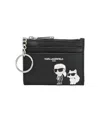 Karl Lagerfeld Key Ring Card Case Wallet