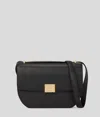 Karl Lagerfeld K/forever Mittelgrosse Umhängetasche In Black