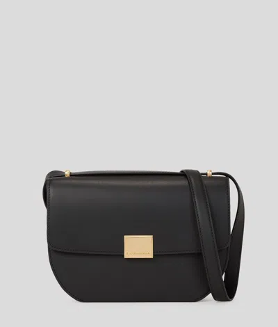 Karl Lagerfeld K/forever Mittelgrosse Umhängetasche In Black