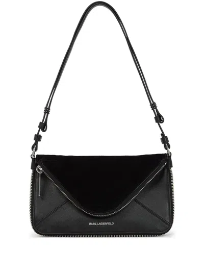 Karl Lagerfeld K/hardware Shoulder Bag In Black
