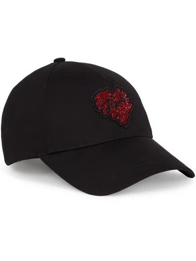 Karl Lagerfeld K/heart Cap In Black