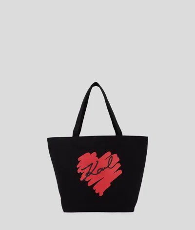 Karl Lagerfeld K/heart Reversible Shopper