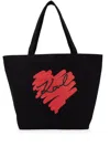 Karl Lagerfeld K/heart Reversible Tote Bag In Black