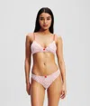 Karl Lagerfeld K/heart Bralette In Black