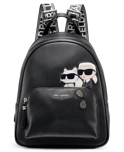 Karl Lagerfeld Khloe Mini Backpack In Black
