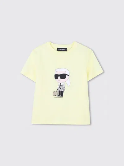 Karl Lagerfeld Kids T-shirt Kids In Yellow