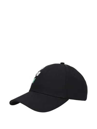Karl Lagerfeld K/ikon Baseball Cap In Black