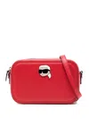 Karl Lagerfeld K/ikonik 2 Cross Body Bag In Red