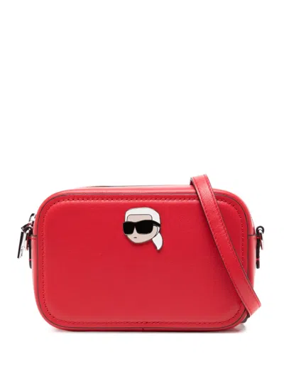 Karl Lagerfeld K/ikonik 2 Cross Body Bag In Red