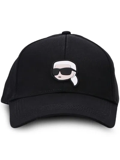 KARL LAGERFELD K/IKONIK 2.0 BASEBALL CAP