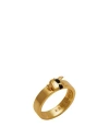 Karl Lagerfeld K/ikonik 2.0 Karl Ring Woman Ring Gold Size M Brass