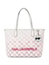 KARL LAGERFELD K/IKONIK 2.0 MONOGRAM TOTE BAG